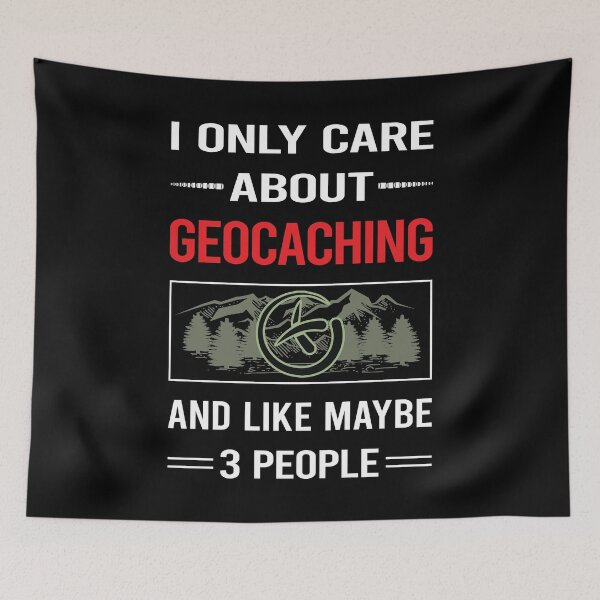 Item preview, Funny 3 People Geocaching Geocache Geocacher designed and sold by FifineCroteau.