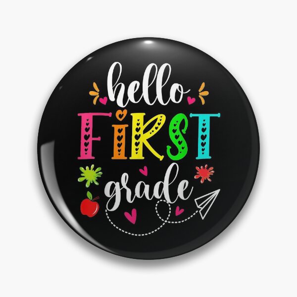 Item preview, Hello First Grade Kids Teacher Student Back To School designed and sold by ShannonMullins.