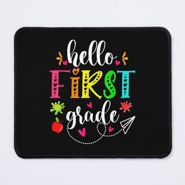 Item preview, Hello First Grade Kids Teacher Student Back To School designed and sold by ShannonMullins.