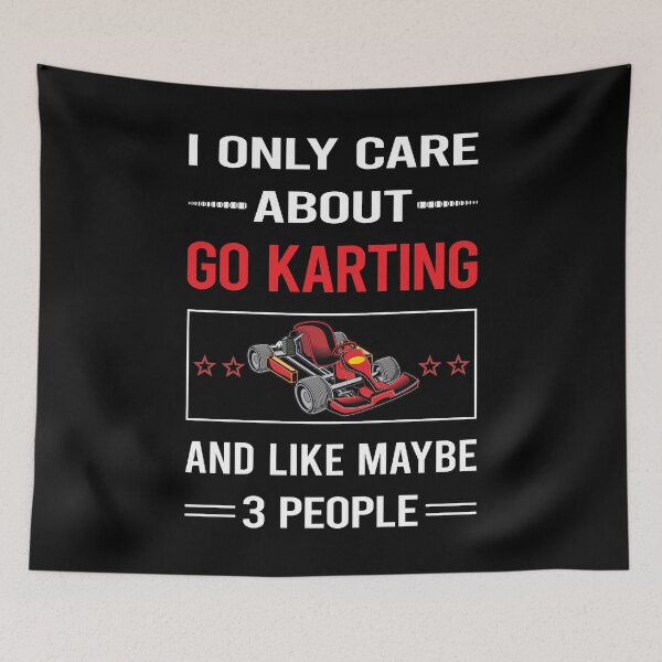 Item preview, Funny 3 People Go Karting Kart designed and sold by FifineCroteau.