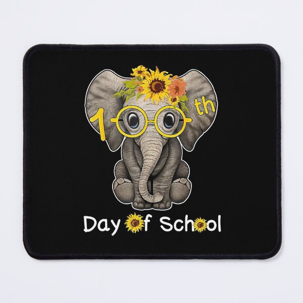 Item preview, Hippie Elephant 100th Day of School Sunflower lovers designed and sold by ShannonMullins.