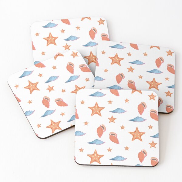 Item preview, Collection of starfish and shells designed and sold by vibeno1.