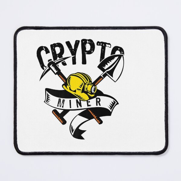 Item preview, Crypto Miner Pickaxe Shovel and Helmet Cryptocurrency Shirt designed and sold by BehreKasch.