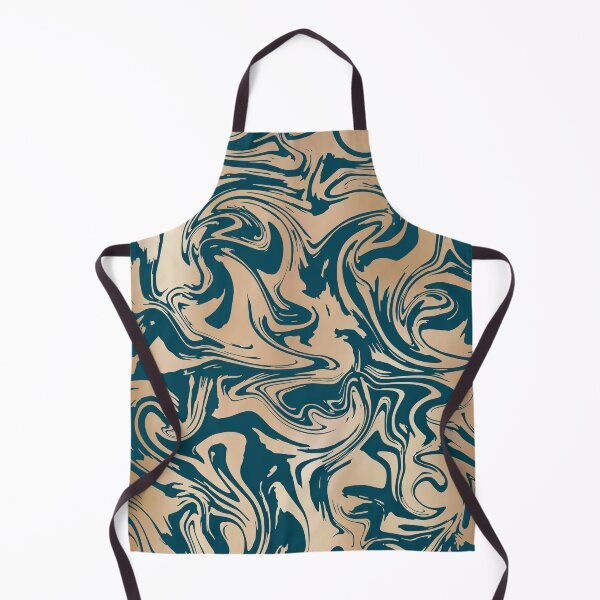 Aperçu de l'œuvre Teal and Copper Gold Marbled créée et vendue par meggydesigns.