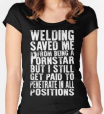 WELDER LIFE TSHIRT 2016 Women's Fitted Scoop T-Shirt