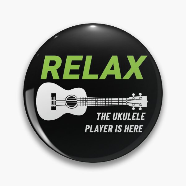 Item preview, Relax The Ukulele Player Is Here Ukulele Dark Theme designed and sold by nightsworthy.