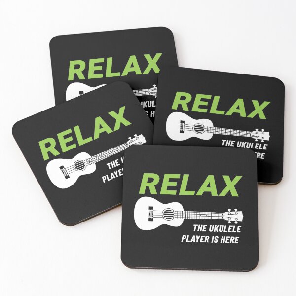 Item preview, Relax The Ukulele Player Is Here Ukulele Dark Theme designed and sold by nightsworthy.