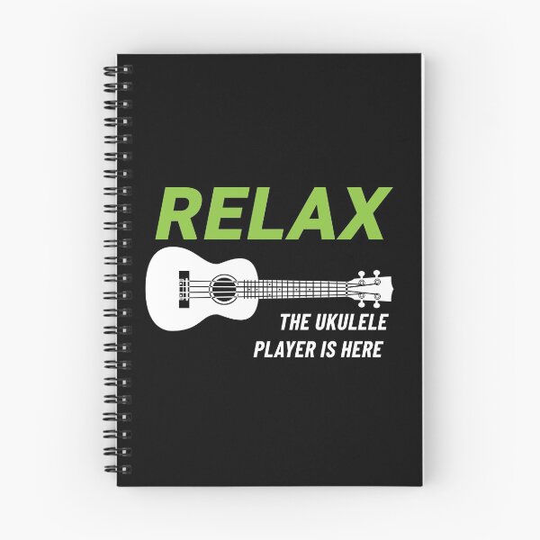 Item preview, Relax The Ukulele Player Is Here Ukulele Dark Theme designed and sold by nightsworthy.