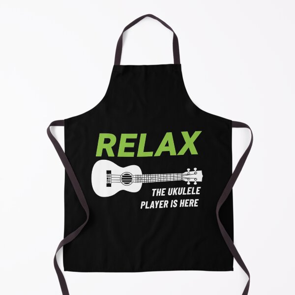 Item preview, Relax The Ukulele Player Is Here Ukulele Dark Theme designed and sold by nightsworthy.