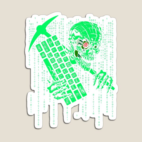 Artikelvorschau, Crypto Miner Computer Code Monster mit Spitzhacke T-Shirt entworfen und verkauft von CreceliusAdolf.