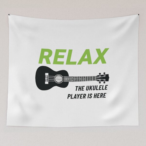 Item preview, Relax The Ukulele Player Is Here Ukulele Light Theme designed and sold by nightsworthy.
