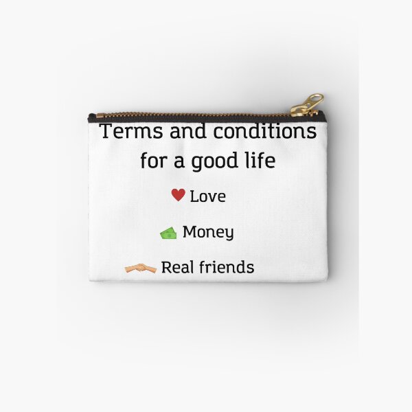 Item preview, Terms and Conditions for a good life - Life is Good, Satisfied Socially, Satisfied Economically, Satisfied Psychologically designed and sold by andrei49387.