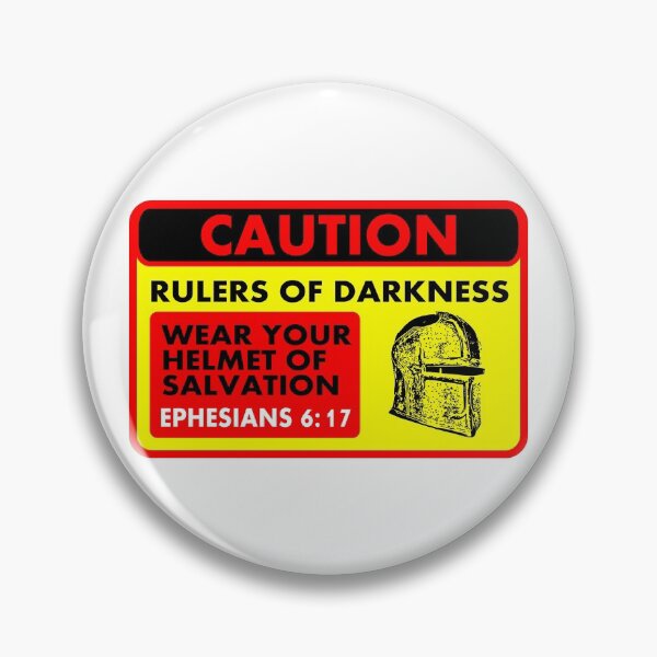 Item preview, Caution rulers of darkness, wear your helmet of salvation designed and sold by Warih.
