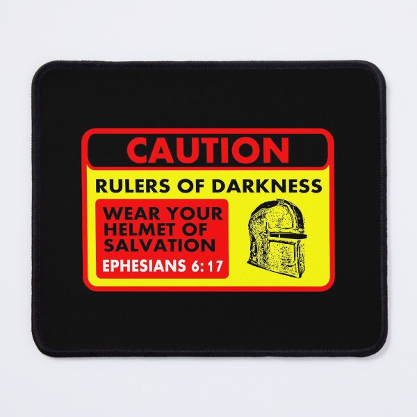 Item preview, Caution rulers of darkness, wear your helmet of salvation designed and sold by Warih.