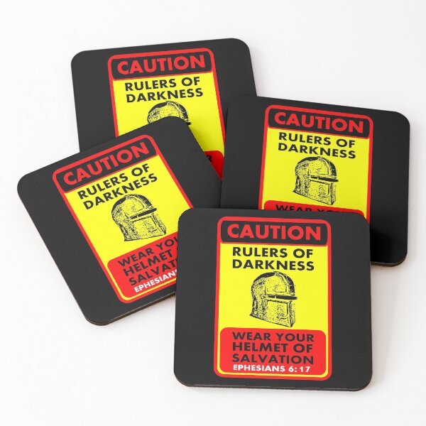 Item preview, Caution rulers of darkness, wear your helmet of salvation designed and sold by Warih.