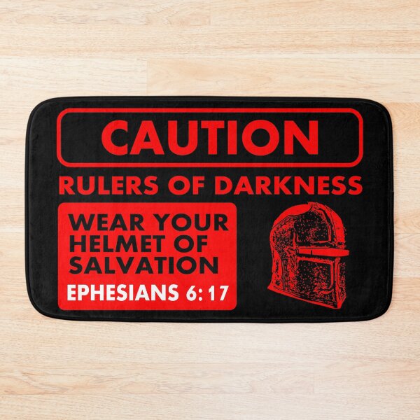 Item preview, Caution rulers of darkness, wear your helmet of salvation designed and sold by Warih.