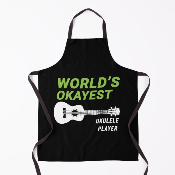 Item preview, World's Okayest Ukulele Player Ukulele Dark Theme designed and sold by nightsworthy.
