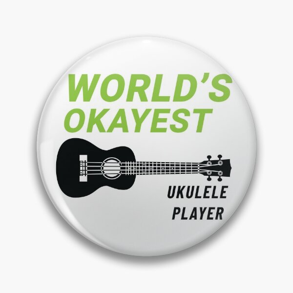 Item preview, World's Okayest Ukulele Player Ukulele Light Theme designed and sold by nightsworthy.