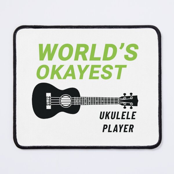 Item preview, World's Okayest Ukulele Player Ukulele Light Theme designed and sold by nightsworthy.