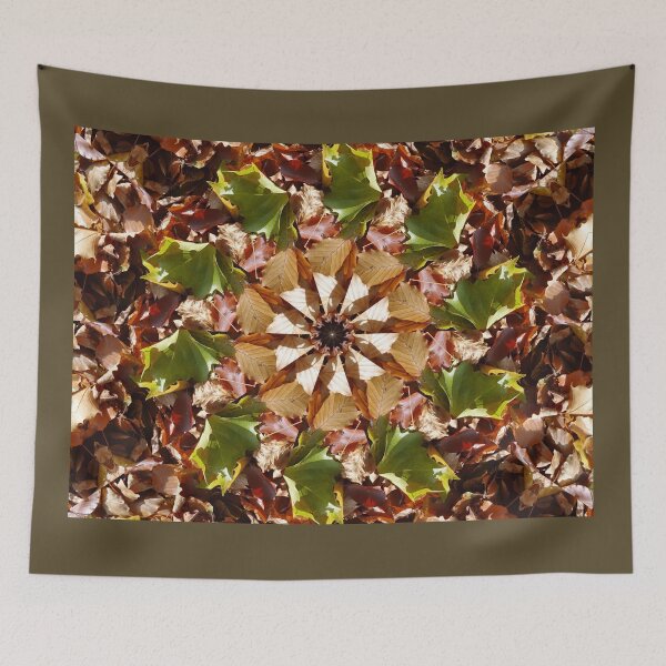 Item preview, Autumn leaves kaleidoscope 1 designed and sold by paulboizot.