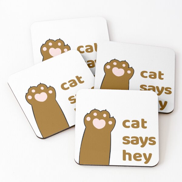 Item preview, Cat says hey, Cat Sayes Hey  designed and sold by BNSARTs.