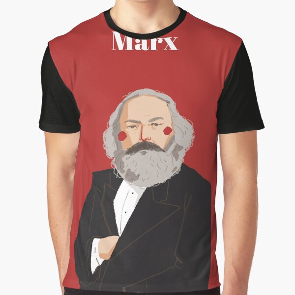 Vista previa del artículo con la obra «Karl Marx», diseñado y vendido por aetnensis.