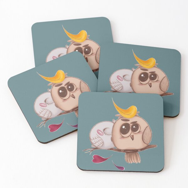 Item preview, love birds, cute birds, valentines day designed and sold by Nancylutfi.