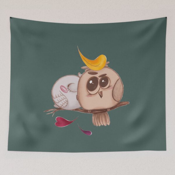 Item preview, love birds, cute birds, valentines day designed and sold by Nancylutfi.