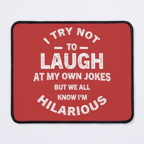 Item preview, Vintage i try not to laugh at my own jokes Hilarious tee funny laugh  designed and sold by Amirebdesign.