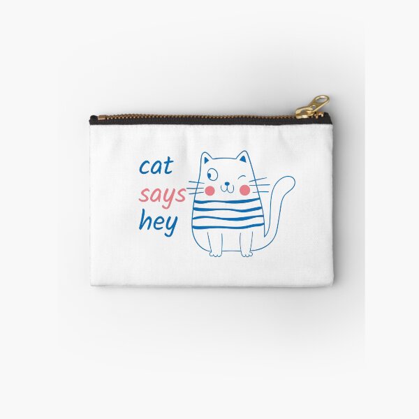 Item preview, Cat says hey, crazy cat designed and sold by BNSARTs.