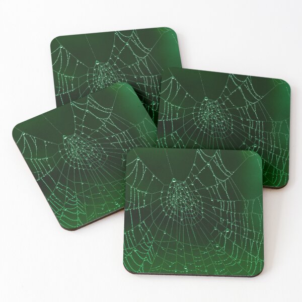 Item preview, Green Spider Web Drops designed and sold by Zip-Zup.