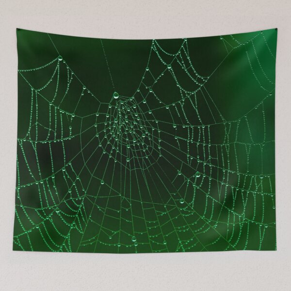 Item preview, Green Spider Web Drops designed and sold by Zip-Zup.