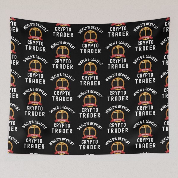 Item preview, Worlds Okayest Crypto Trader (Cryptocurrency Trader Gift) designed and sold by i-longmanshop.