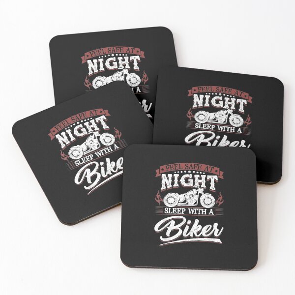Item preview, Biker Gear Motorcycle Shirt Feel Safe Sleep With A Biker T-Shirt designed and sold by shop   luisant.