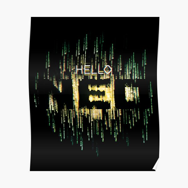 "The Matrix Neo In The Matrix 4 | Resurrections | 2021" Poster for Sale ...
