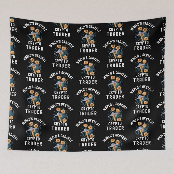 Item preview, Worlds Okayest Crypto Trader (Cryptocurrency Trader Gift) designed and sold by i-longmanshop.