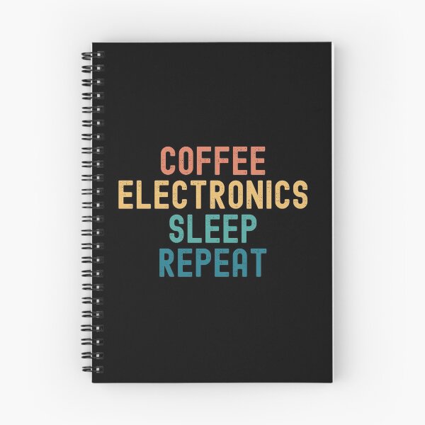 Item preview, Coffee Electronics Sleep Repeat - Funny Electronics & Coffee Gift designed and sold by kindxinn.