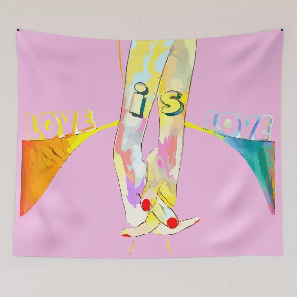 Item preview,  lesbians, lgbtq, love is love designed and sold by Ihor Ivanov.