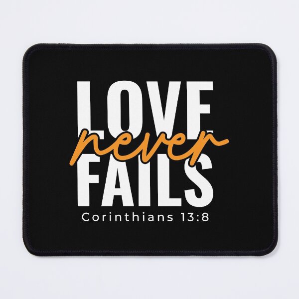 Item preview, love never fails corinthians 13:7, Bible T-Shirt, Sticker & Hoodie designed and sold by ShaykhUmer.