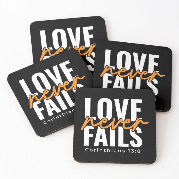 Item preview, love never fails corinthians 13:7, Bible T-Shirt, Sticker & Hoodie designed and sold by ShaykhUmer.
