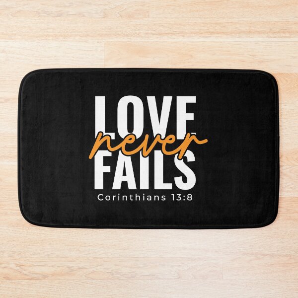 Item preview, love never fails corinthians 13:7, Bible T-Shirt, Sticker & Hoodie designed and sold by ShaykhUmer.