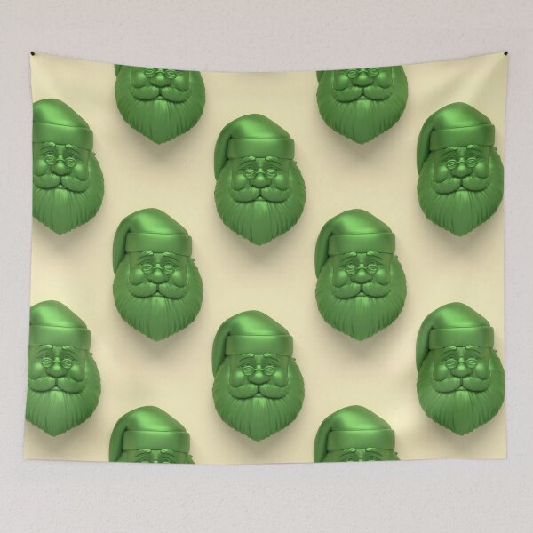 Item preview, Santa Claus Face designed and sold by XyzYzxZxyStudio.