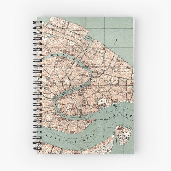 Item preview, Map of Venice - 1886 designed and sold by paulrommer.