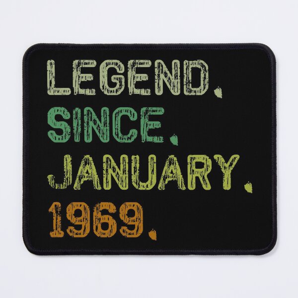 Item preview, 53 Yrs Old Vintage Legend Since January 1969 53rd Birthday T-Shirt designed and sold by FARESS-GENTLE.