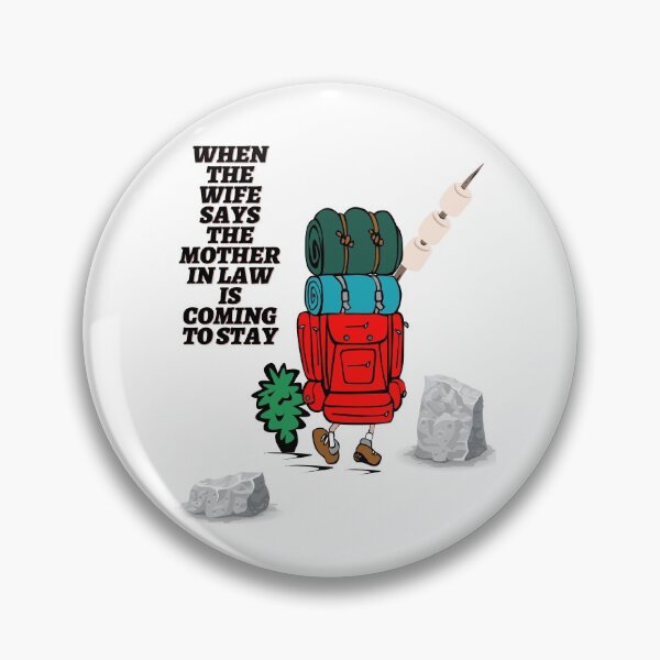 Item preview, Mother in law coming designed and sold by AJSkinnerPrints.