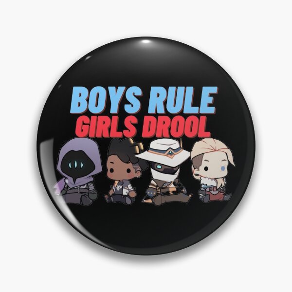 Artikelvorschau, Boys Rule Girls Sabber - süßes, einzigartiges und cooles Design entworfen und verkauft von ItsyDesigns.
