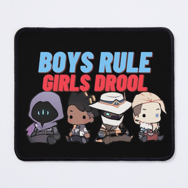 Artikelvorschau, Boys Rule Girls Sabber - süßes, einzigartiges und cooles Design entworfen und verkauft von ItsyDesigns.