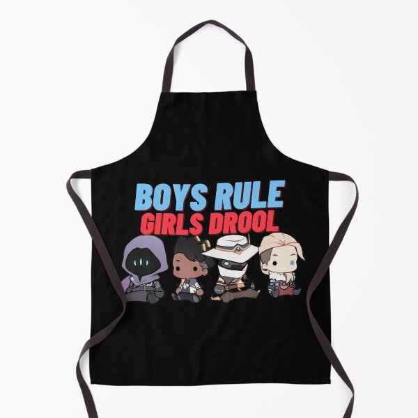 Artikelvorschau, Boys Rule Girls Sabber - süßes, einzigartiges und cooles Design entworfen und verkauft von ItsyDesigns.