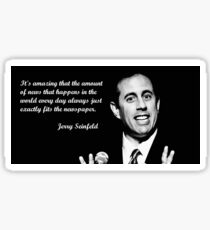 jerry seinfelds limited edition Sticker