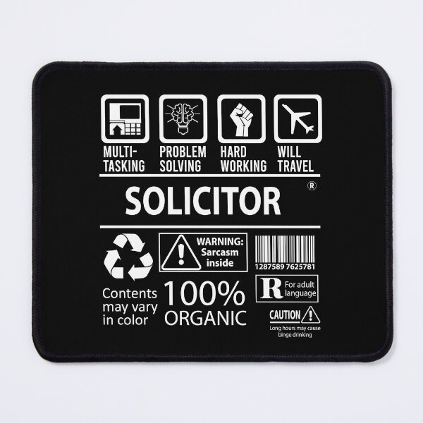 Item preview, Solicitor T Shirt - MultiTasking Certified Job Gift Item Tee designed and sold by oslandefren.